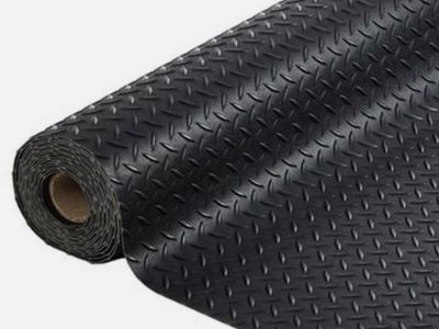 Diamond Plate PVC Rubber Garage Floor Mat