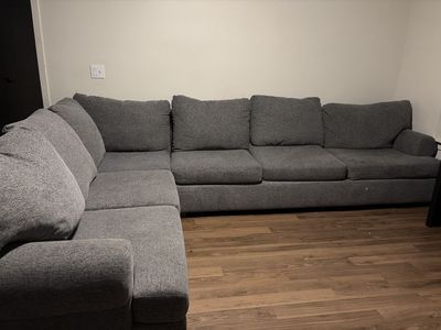 Living Spaces L-shaped Couch