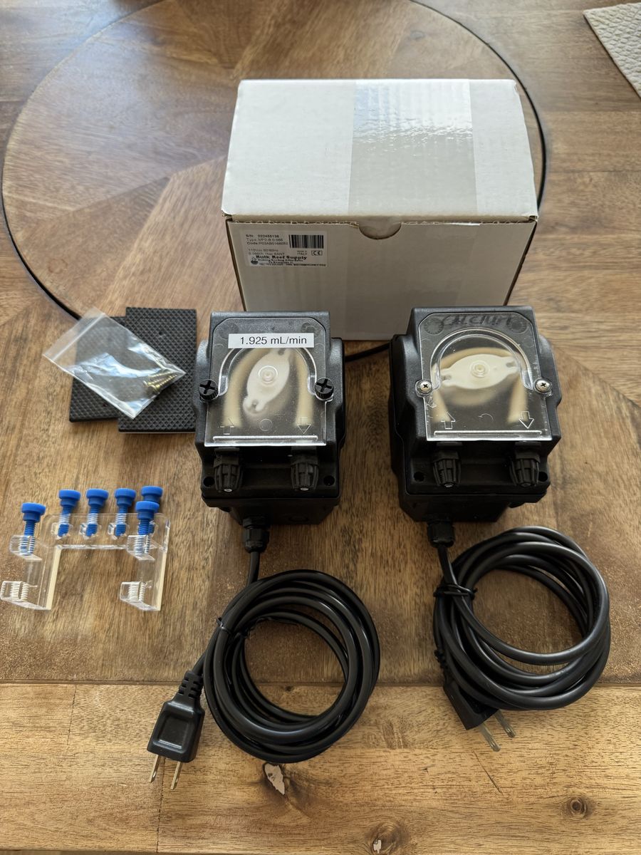 Two BRS 2-Part Dosing Pumps