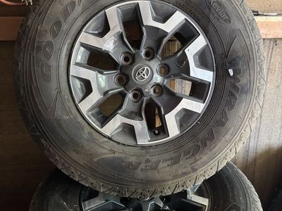 Toyota Tacoma Wheels and Goodyear Wrangler Kevlar Tires 265/70R16