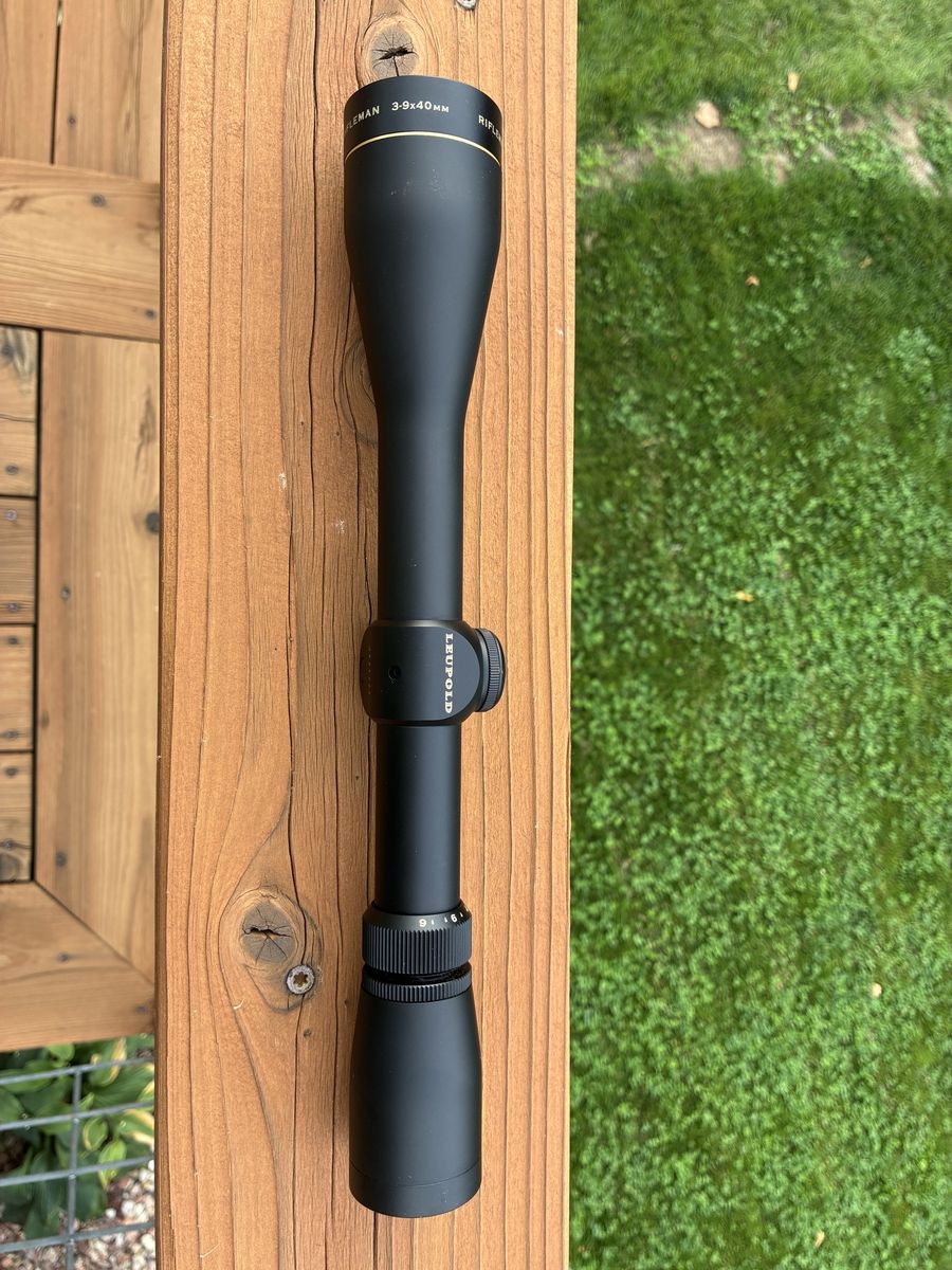Leupold rifleman 3x9 rifle scop