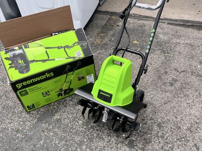 New Greenworks tiller/cultivator