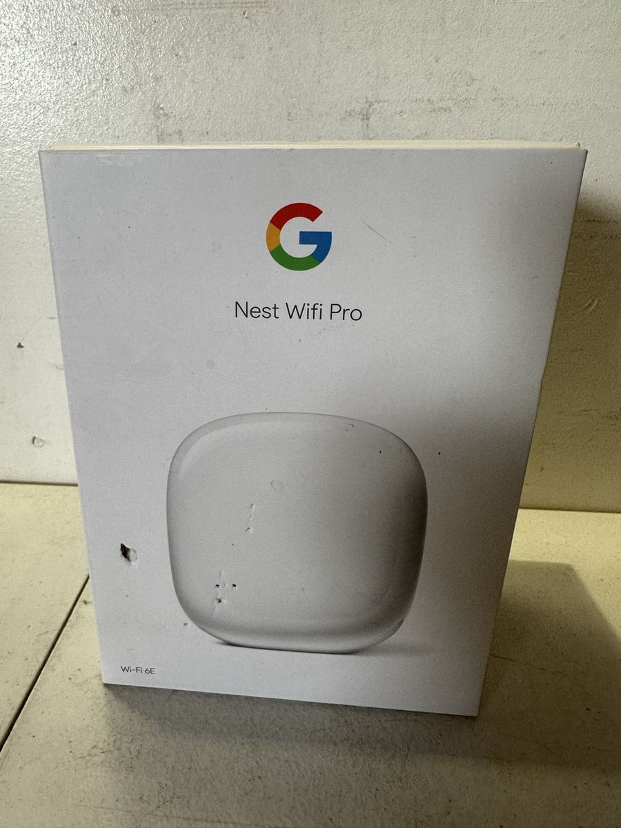 Google Nest WiFi Pro G6ZUC Wi-Fi 6E Router Snow