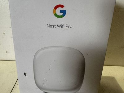 Google Nest WiFi Pro G6ZUC Wi-Fi 6E Router Snow