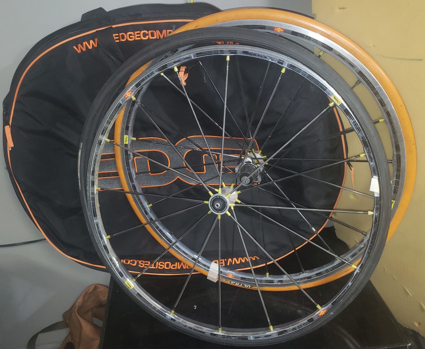 MAVIC SLS Road Wheels Rims - 16 Spoke ALU S6000 SSC TRACOMP w/ Bag