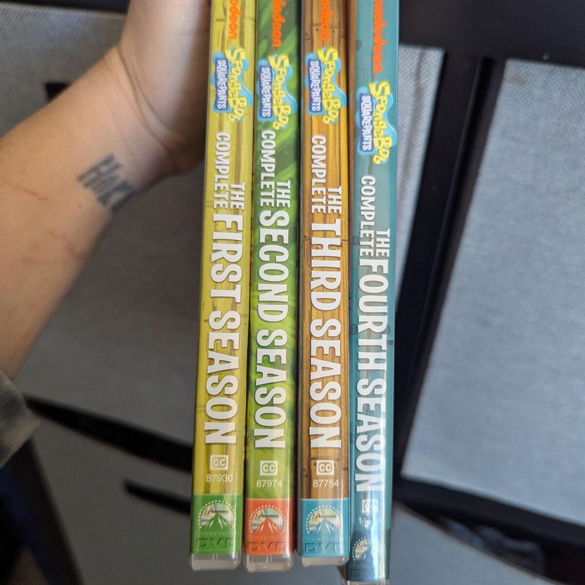 SpongeBob season 1,2,3&4