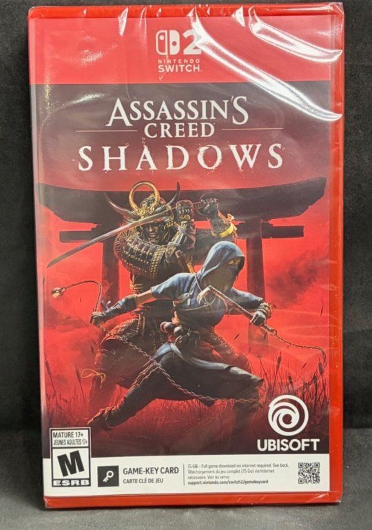 Assassin's Creed Shadows - Nintendo Switch 2 (Game-Key Card) Brand New Sealed