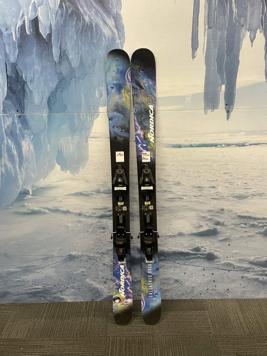 Nordica Unleashed 98CA 156cm Skis w/ Atomic Strive 11 Bindings Like New (2026)