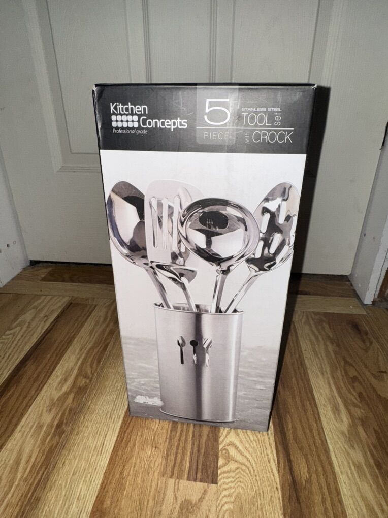 New Kitchen Concepts 5 Piece Stainlesss Steel