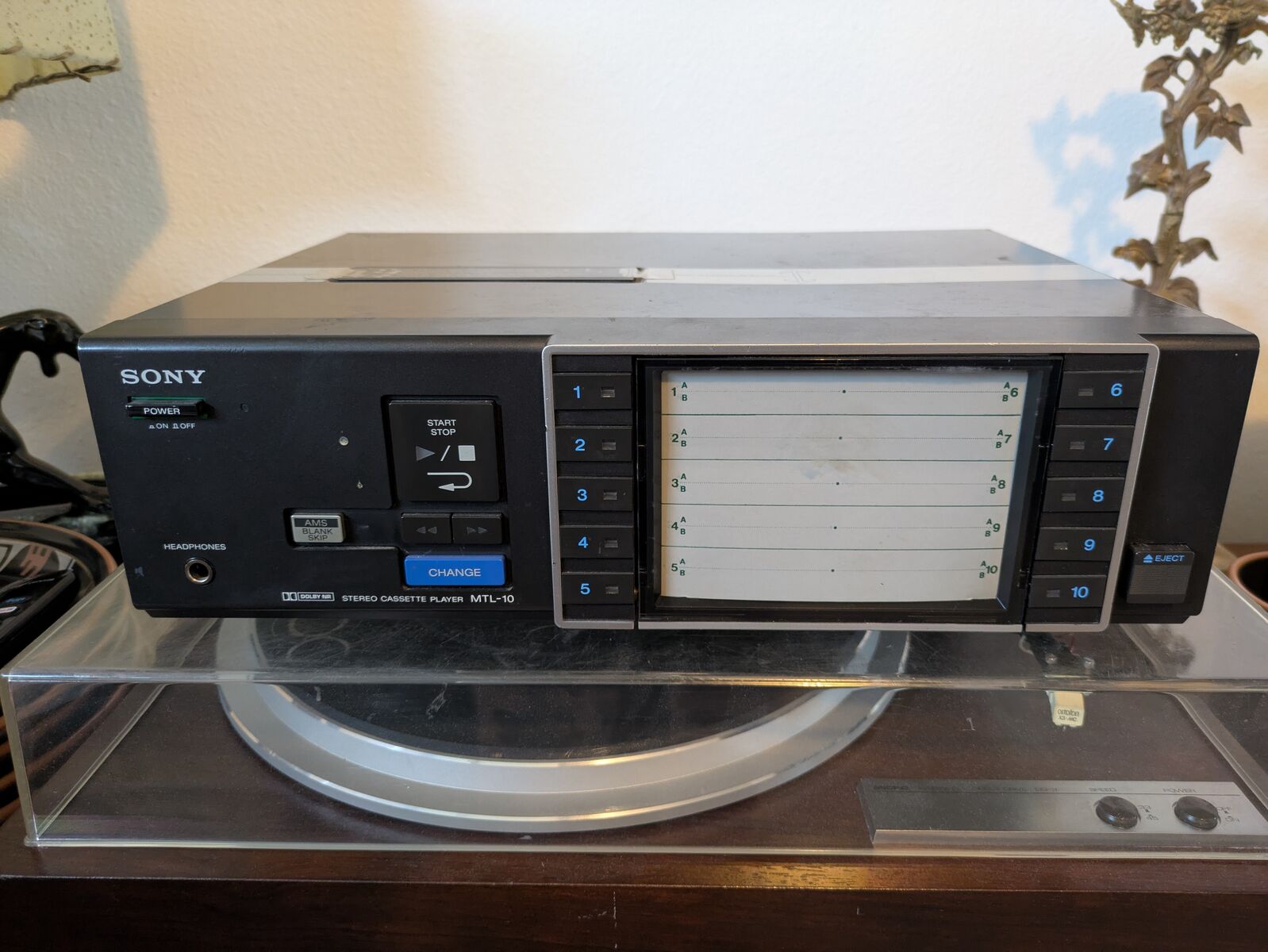 Sony MTL 10 cassette changer