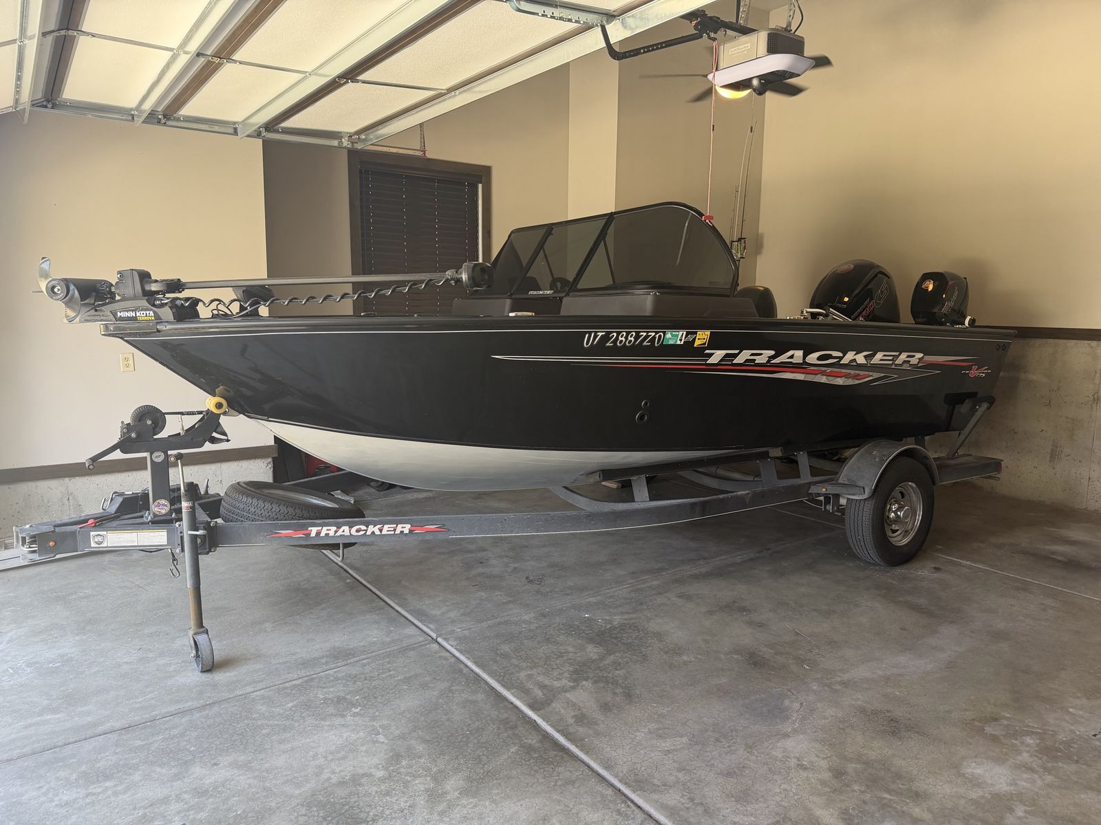2022 Tracker Pro Guide V-175 Aluminum Fishing Boat with Mercury Pro XS & Trailer