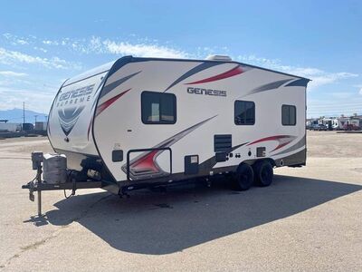 2017 Genesis Supreme 19s 14 Foot Garage Toy Hauler