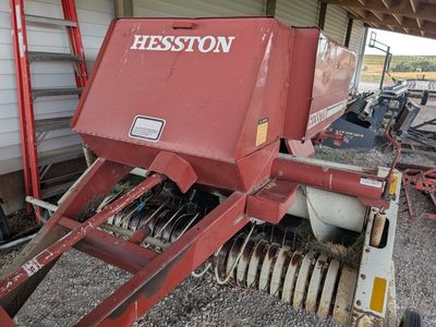 Hesston 4600 Square Baler - Used Farm Equipment for Hay Baling