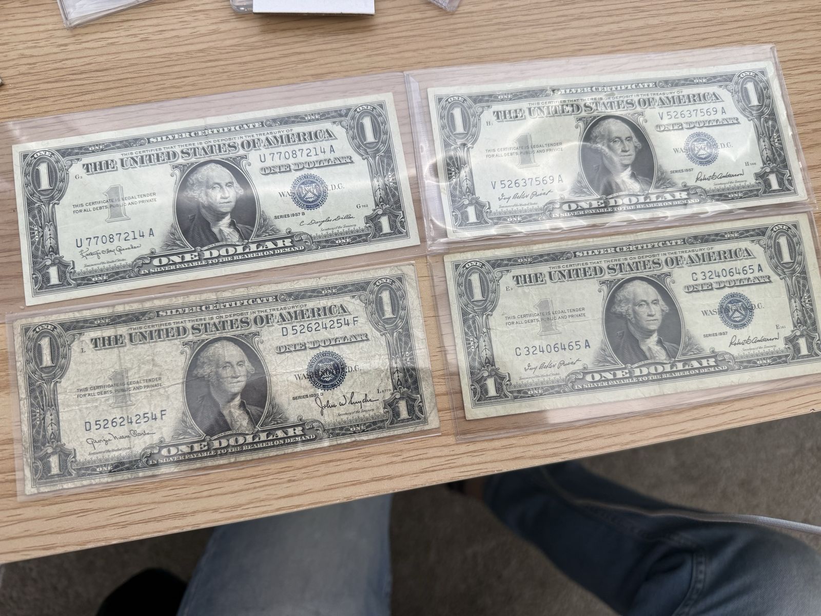 1935 & 1957 Silver certificates 