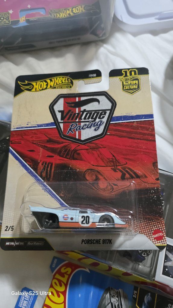 Hot Wheels Premium Car Culture Vintage Racing Porsche 917K Gulf 2/5 Diecast Car FRY80