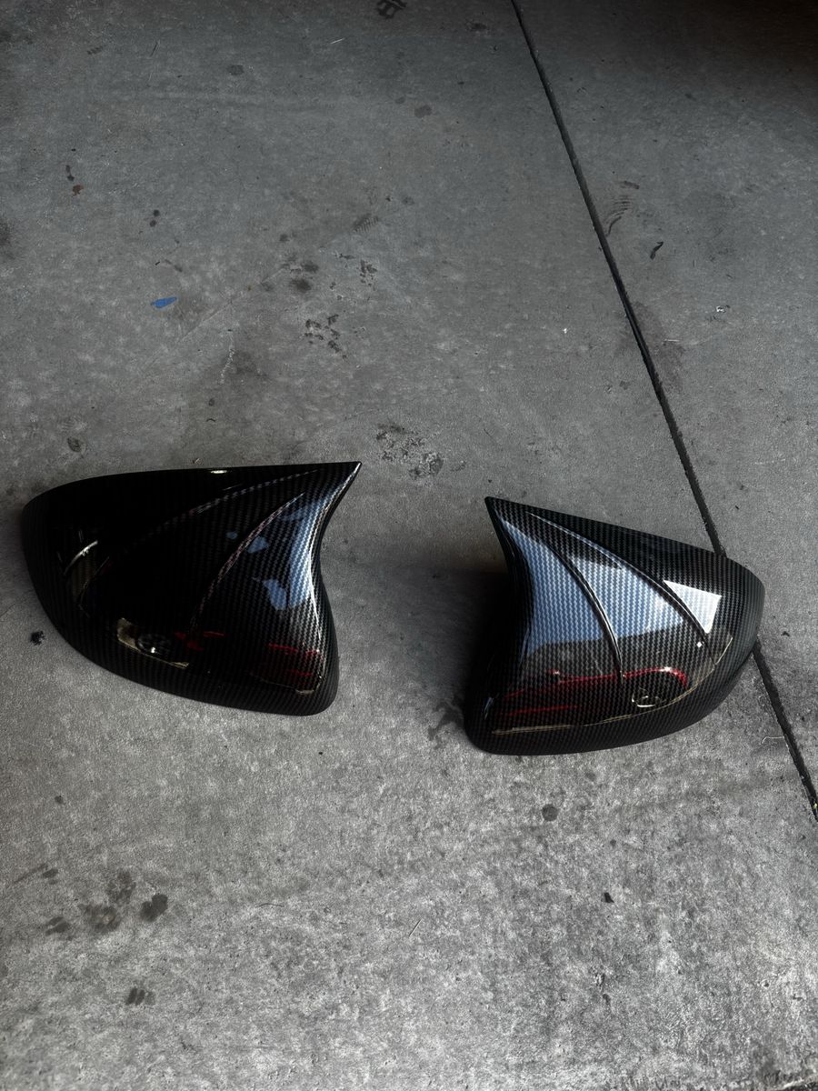 Carbon Fiber Mirror Caps