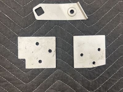 Goldenstar 67-68 Ford Mustang A Pillar Nut Plate kit