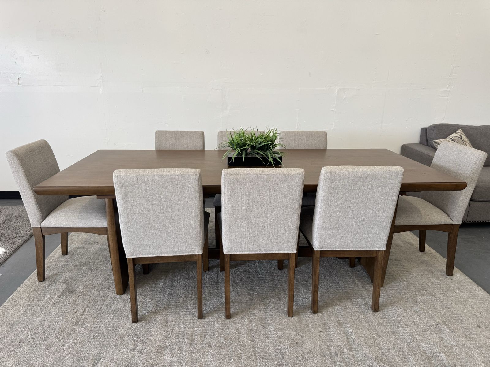 NEW COSTCO 9-PIECE DINING TABLE SET W/ LEAF