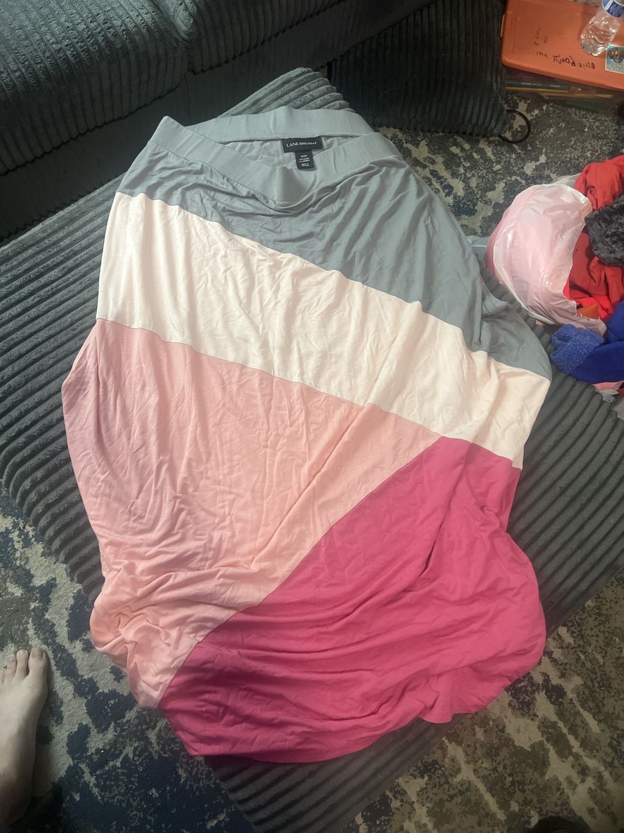 Lane Bryant Colorblock Maxi Skirt Size 18/20