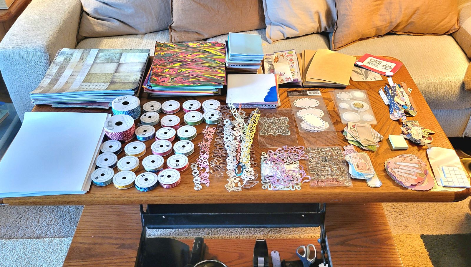 Boatload Full of Scrapbooking Supplies