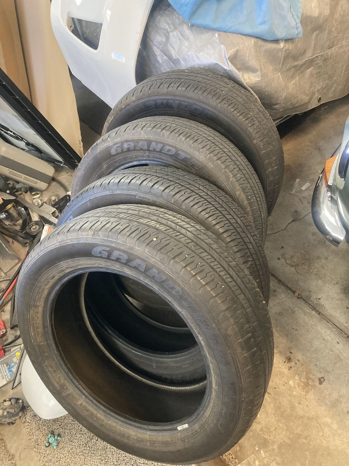 225/60R18 Dunlop tires