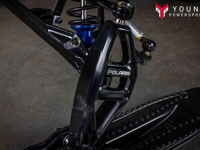 2026 Polaris® Patriot Boost PRO RMK 155 Gloss Black / Blue Dusk