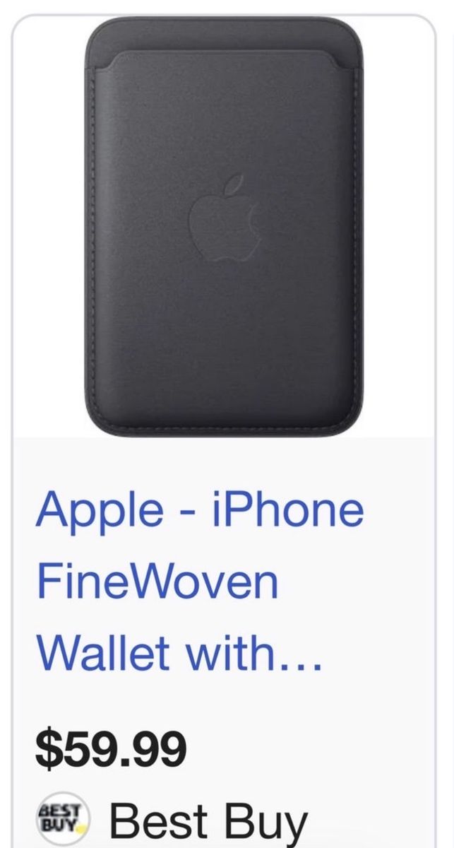 Apple Leather Wallet Magnetic Case