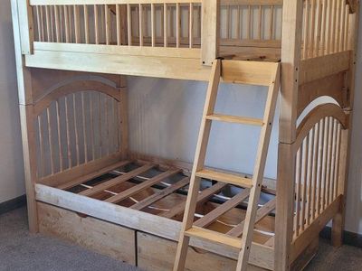 SOLID Wood Twin Bunk Bed
