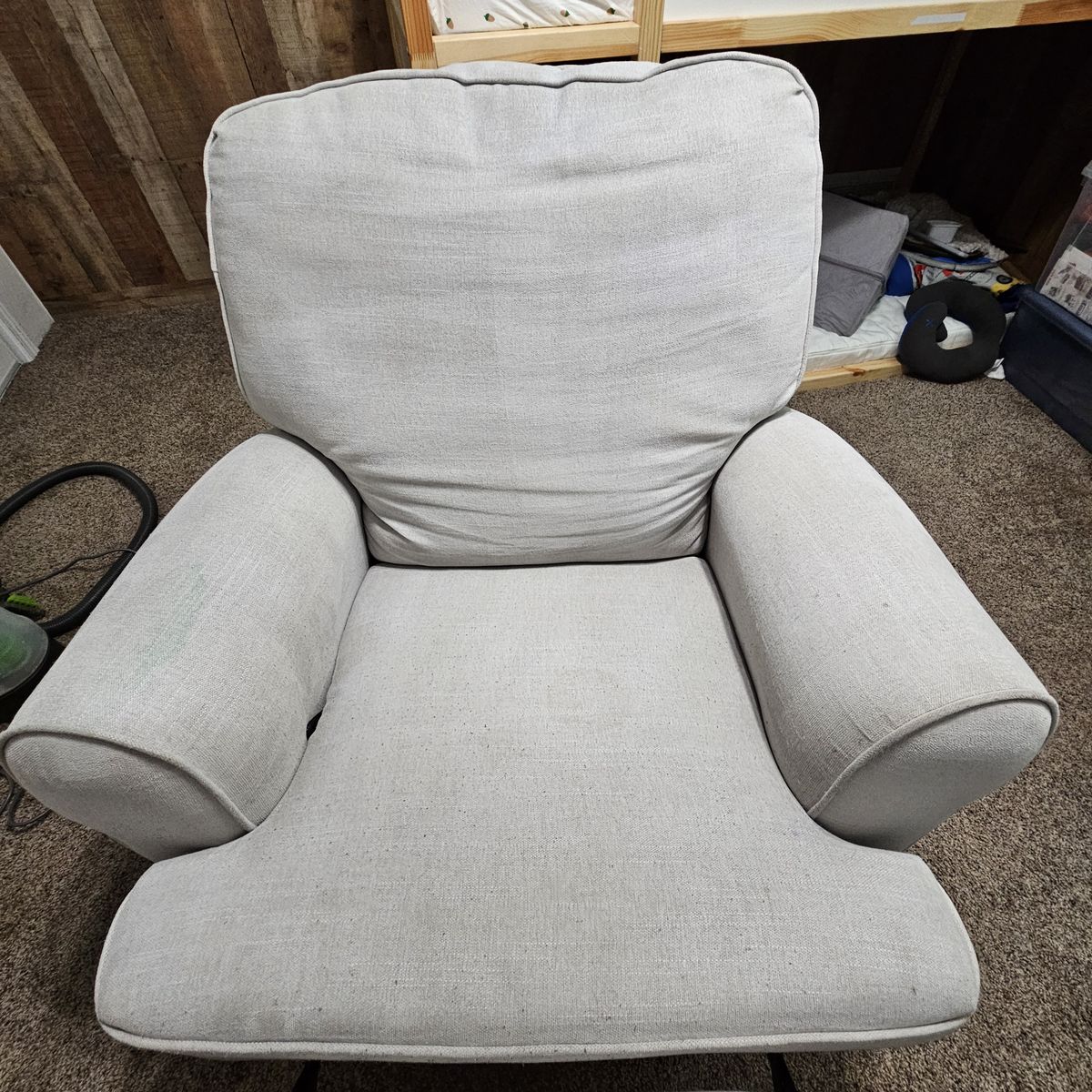 Glider reclining rocking chair