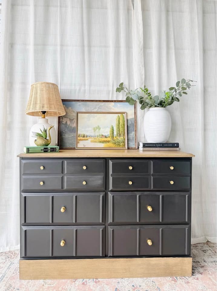 Modern Boho Chic 6 Drawer Dresser | Boho 6 Drawer Chest | Modern Dresser #3