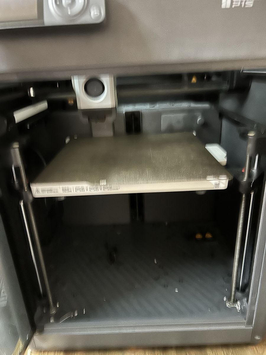 P1 S with filament, spool and extra nozzle