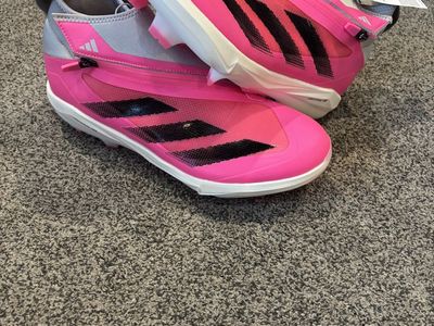 adidas Adizero Impact+ TPU Baseball Cleats Men’s 11.5 Pink Black White
