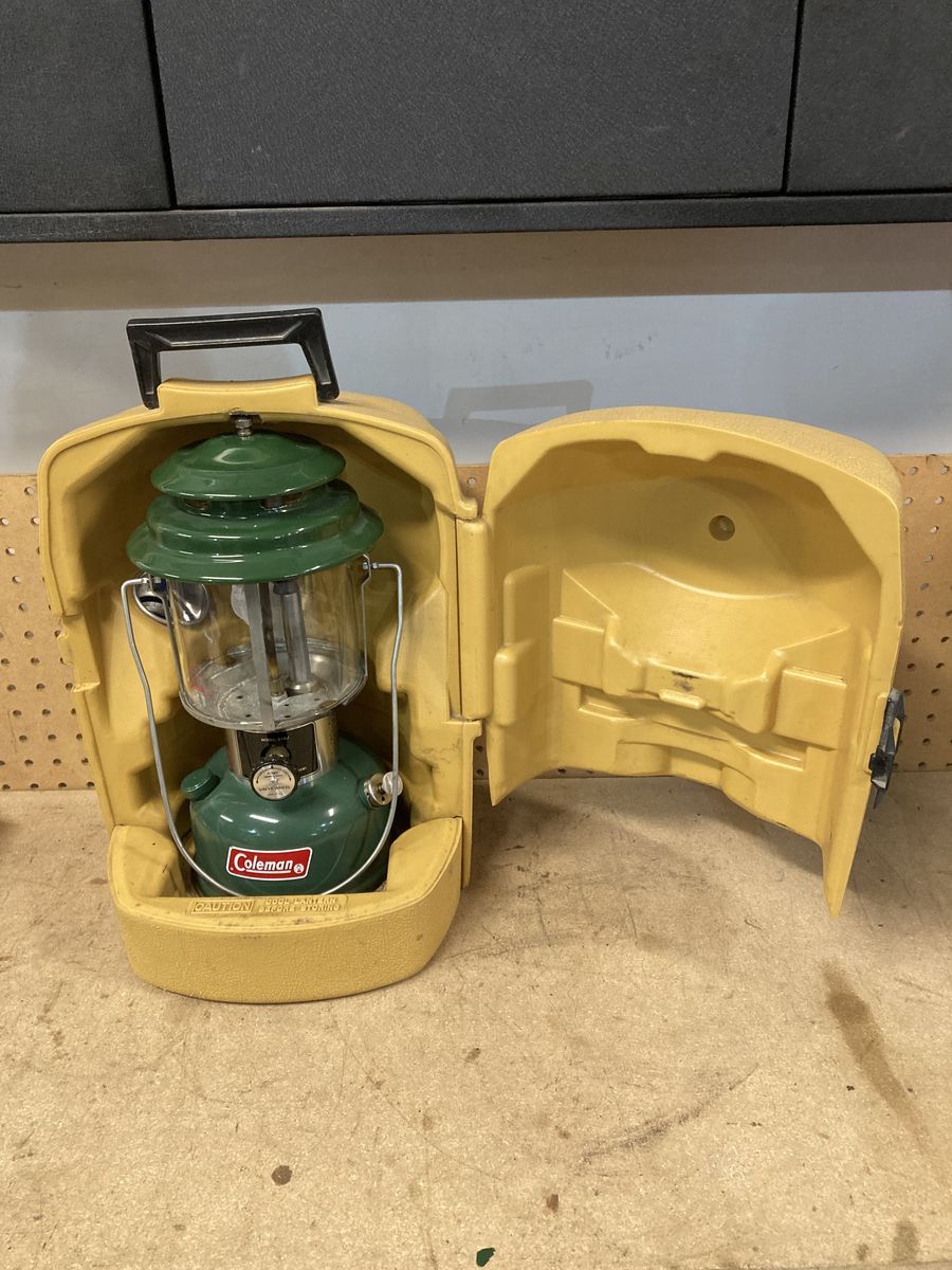 Coleman lantern and case