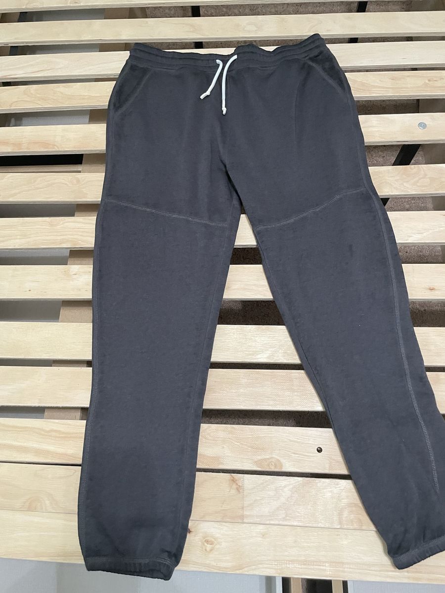 Unbranded Men's/Unisex Sweatpants - Dark Gray & Light Purple - XL - Cotton/Poly Blend Joggers