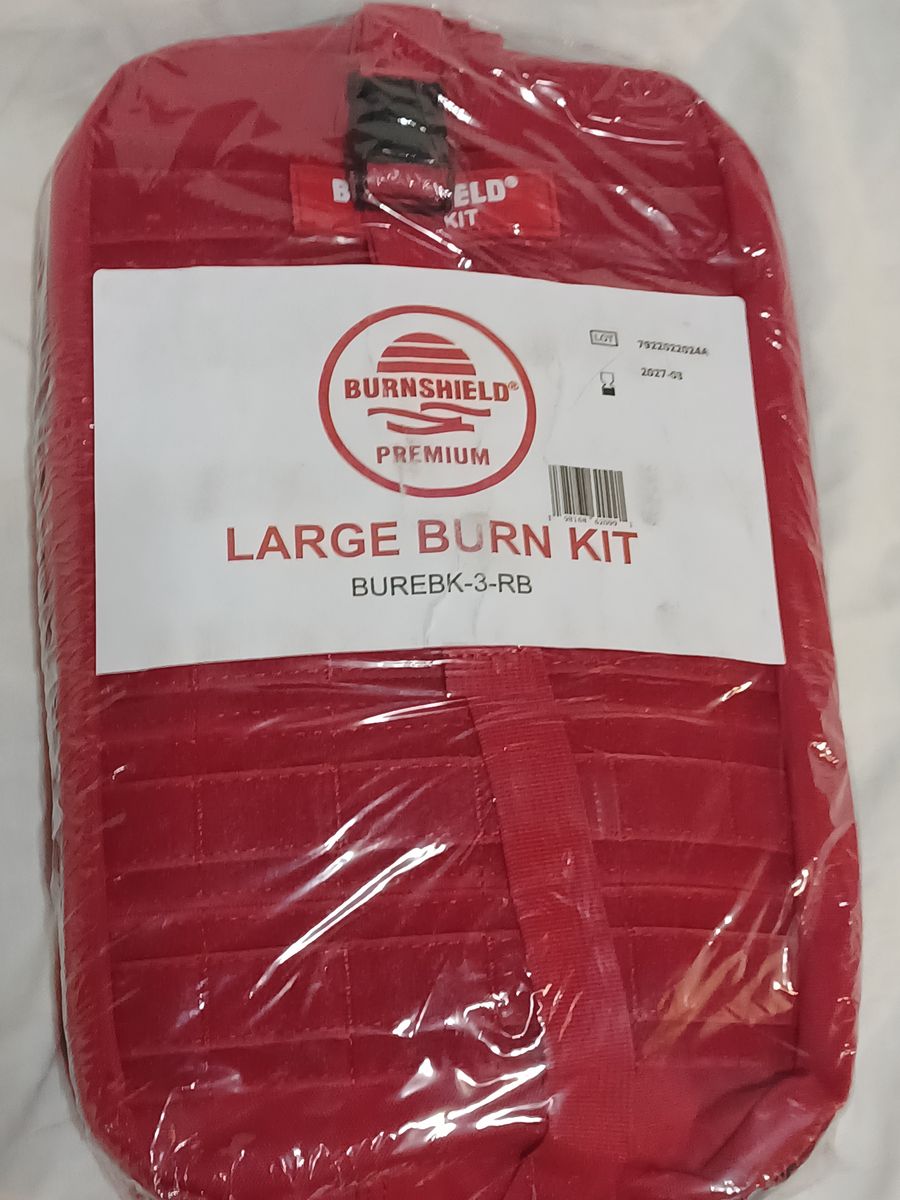 Burnshield Premium Emergency Burn Kit, Large w/Hydrogel and tea tree oil