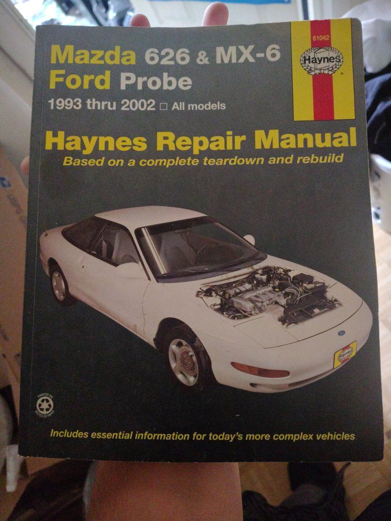 Haynes Repair Manual for Mazda 626 MX-6 & Ford Probe (1993-2002) - Complete Teardown & Rebuild Guide