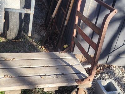 old flat cart