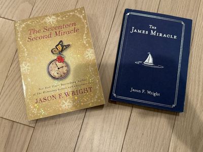 2 signed Jason Wright novels