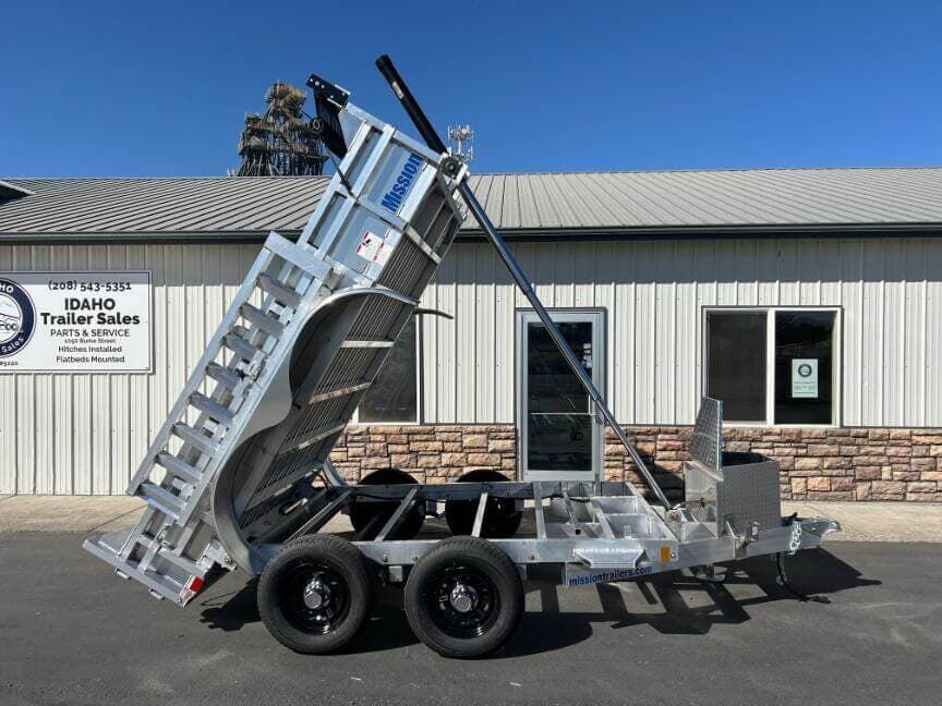 2026 Mission Trailers MODP 6x10x16' Telescopic Aluminum Dump Trailer 7K