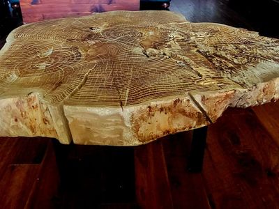 Live Edge "Cookie" Table