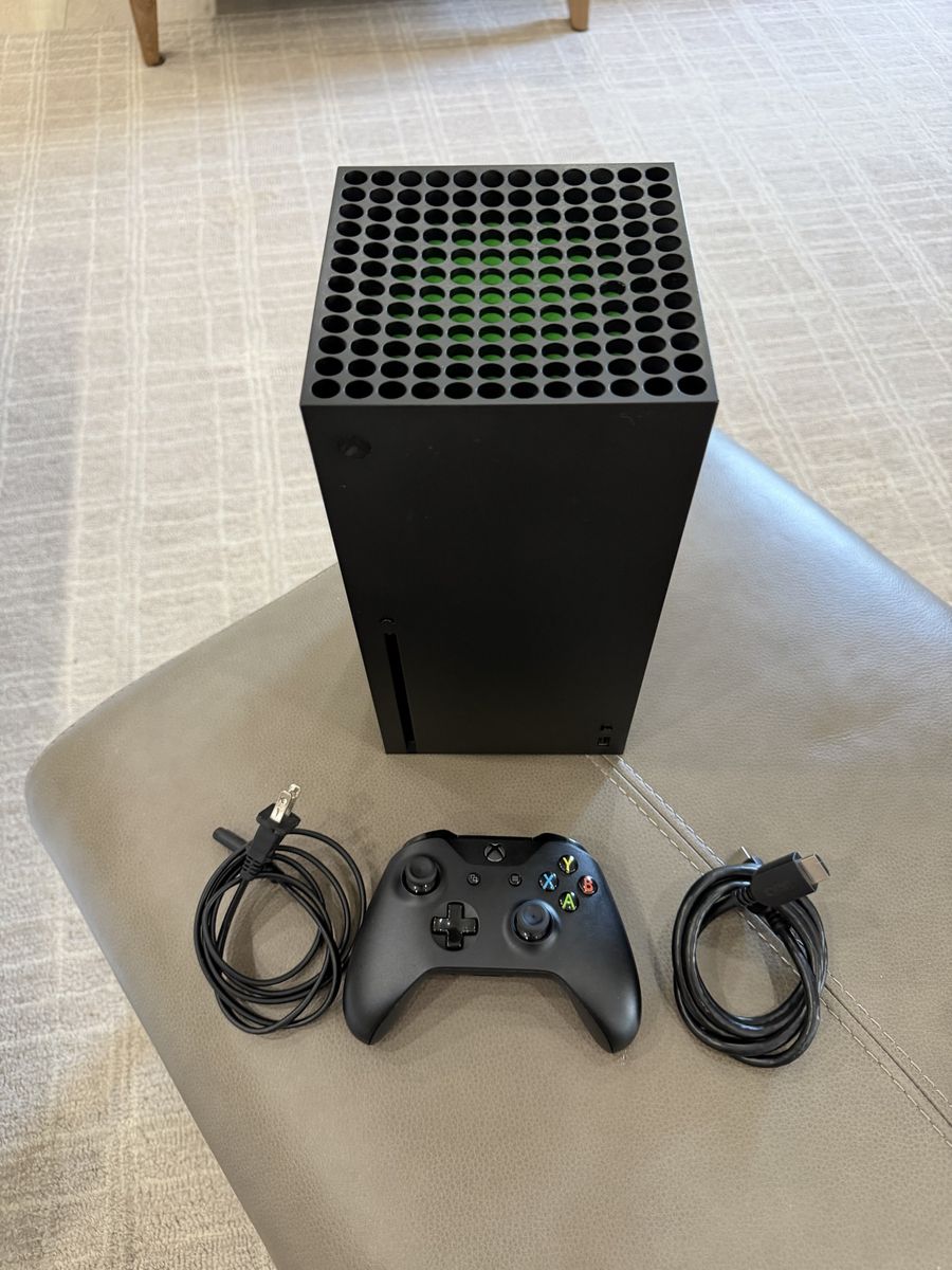 Microsoft Xbox Series X 1TB Console - Black with Controller & Cables - Excellent Condition
