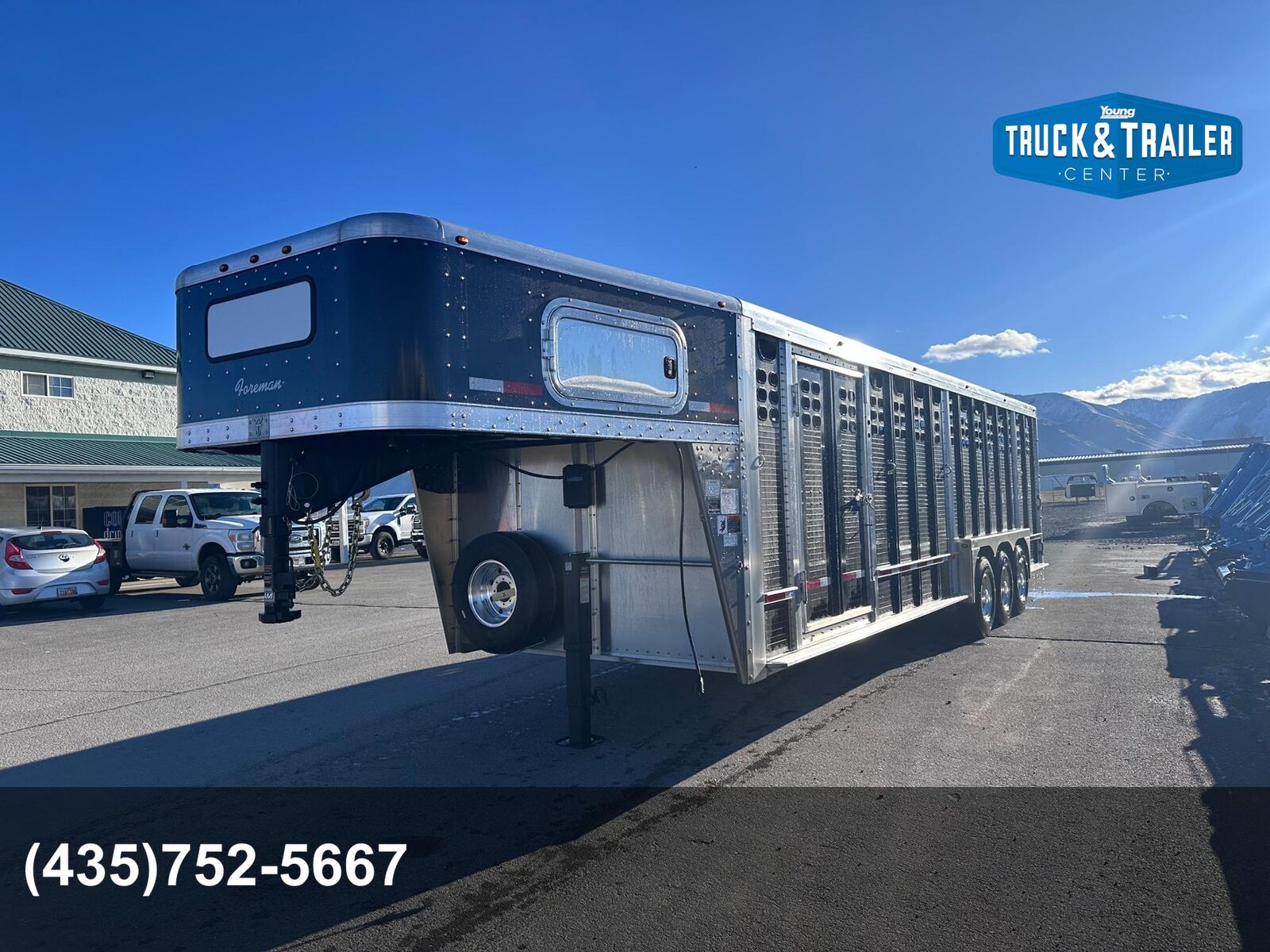 2026 Wilson 7'6X28' Stock Trailer"