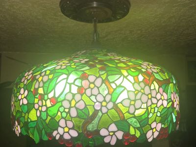 Tiffany Style Glass Entry Way Light