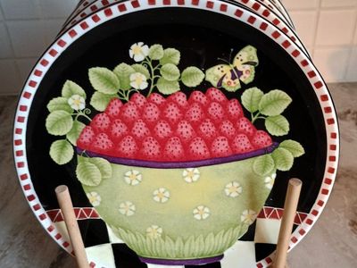 Set of Four Salad Plates