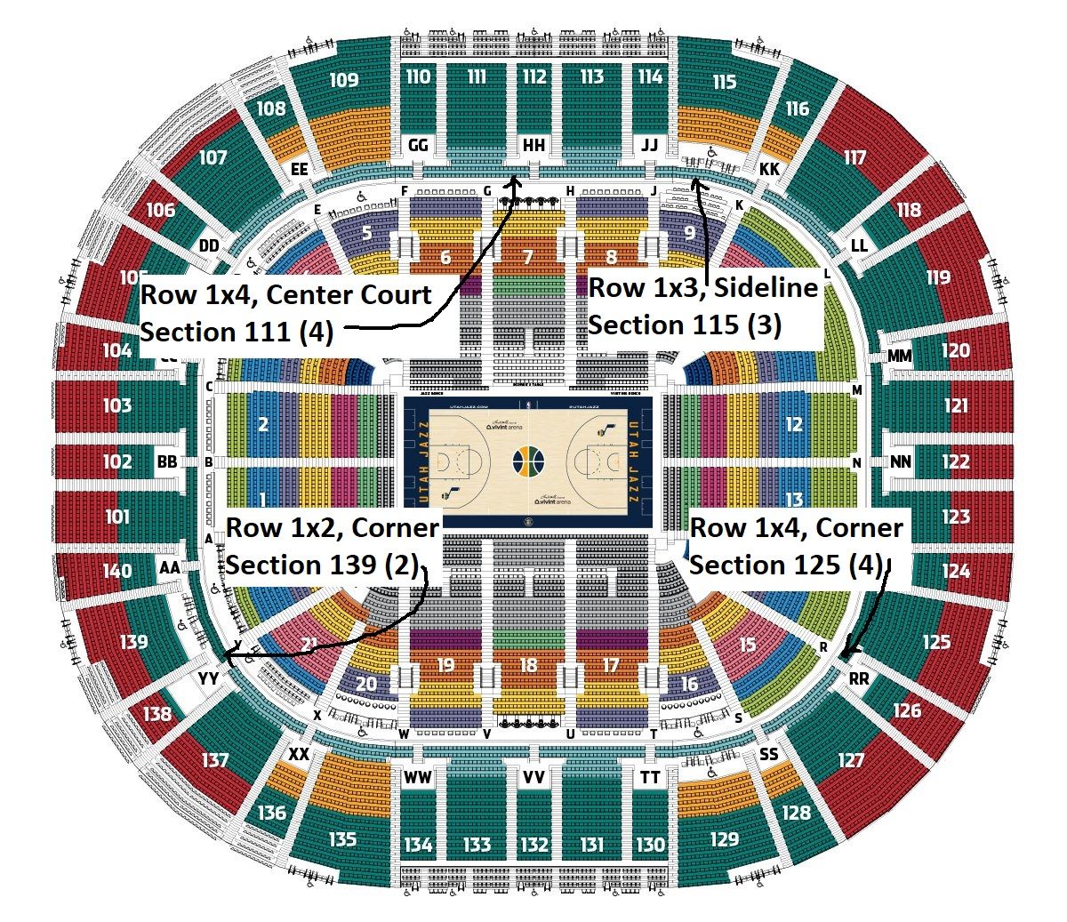 All Front Row Seats. 3 Front Row Sec 139