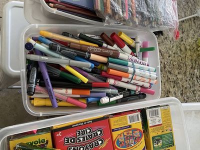 Free Colored Pencils, Markers And Crayons