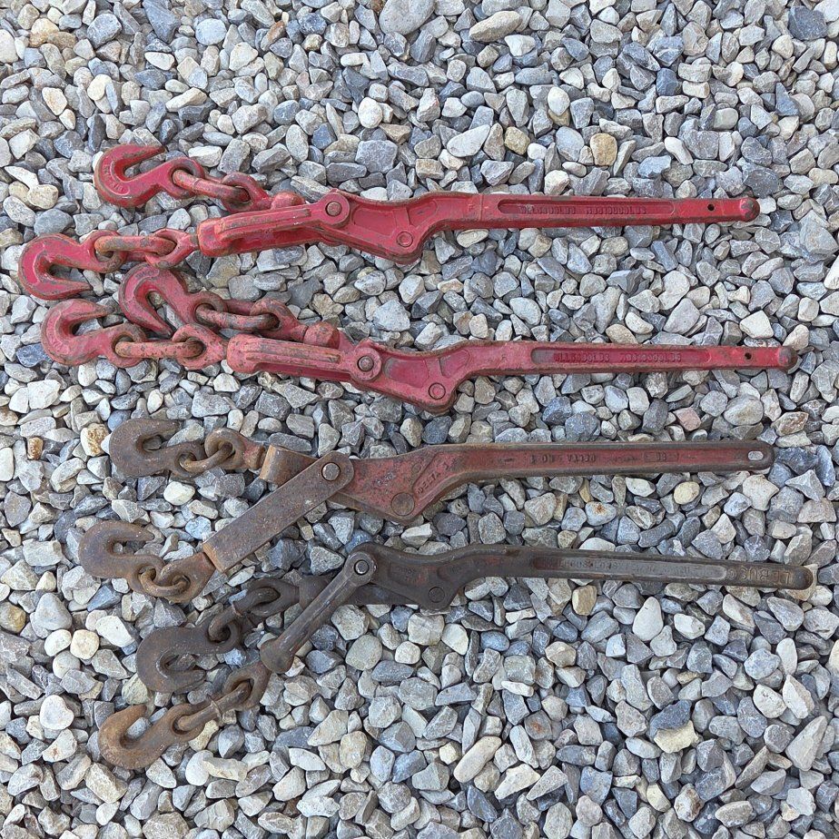 4 Chain Binders 5/16 -3/8 inch