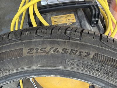 2 -tires 215/45R17