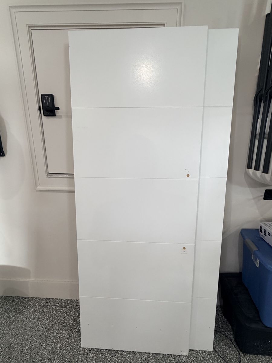 White Interior Core Door - Modern Style, Ready for Installation