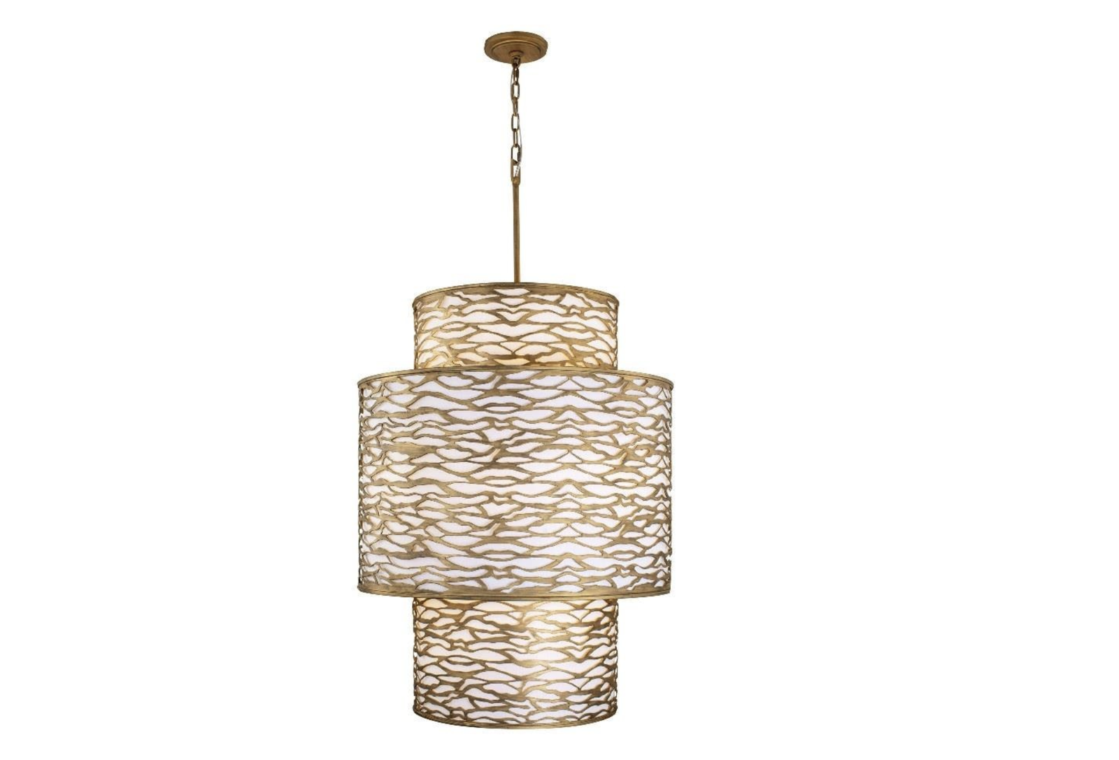 Designer Chandelier – Kato 16-Light Havana Gold